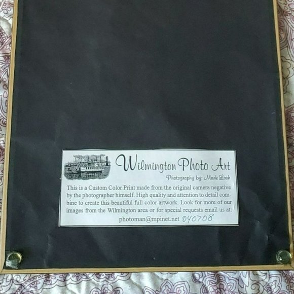 Art Print, Framed Matted Signed, Mark Losh Photography, Dry Falls NC Waterfall - Picture 7 of 8